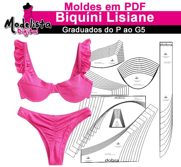 Moldes Pdf Biqu Ni Lisiane Moldes Para Roupas